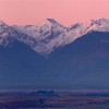 North side of Fagaras mountains, with Arpasul Mic peak in center