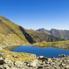 Caltun lake in fagaras mountains