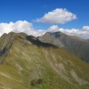 Moldoveanu peak in Fagaras mountains, the highest in Romania