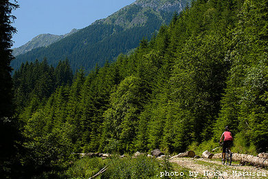 Mountainbiken in Piatra Craiului Gebirge