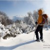 Snow walking in Magura village