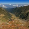 Vistea Mare valley in Fagaras mountains