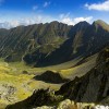 Vistea Mare valley in Fagaras mountains