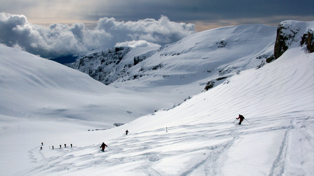 Ski touring in Bucegi and Fagaras mountains, Romania, February 2013