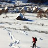 Snowshoeing in Transylvania