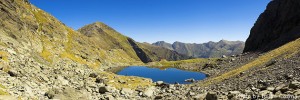 Caltun lake in fagaras mountains