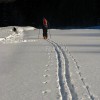Ski touring in Ciucas mountains