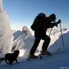 Ski touring in Ciucas mountains