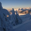 Ski touring in Ciucas mountains