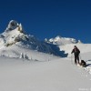 Ski touring in Ciucas mountains