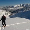 Ski touring in Ciucas mountains
