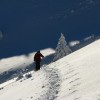 Ski touring in Ciucas mountains