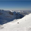 Powder skiing in Bucegi mountains