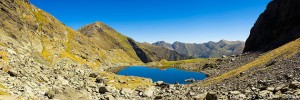 Caltun lake in Fagaras mountains
