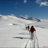 Ski touring in Bucegi mountains