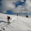 Ski touring in Bucegi mountains