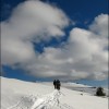 Ski touring in Bucegi mountains