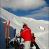 Ski touring in Bucegi mountains