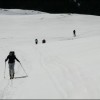 Ski touring in Bucegi mountains