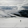 Ski touring in Bucegi mountains