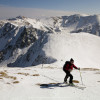 Skitouren Erlebnis in Rumänien Bergen, Süd-Karpaten, in Fagaras und Bucegi Gebirge